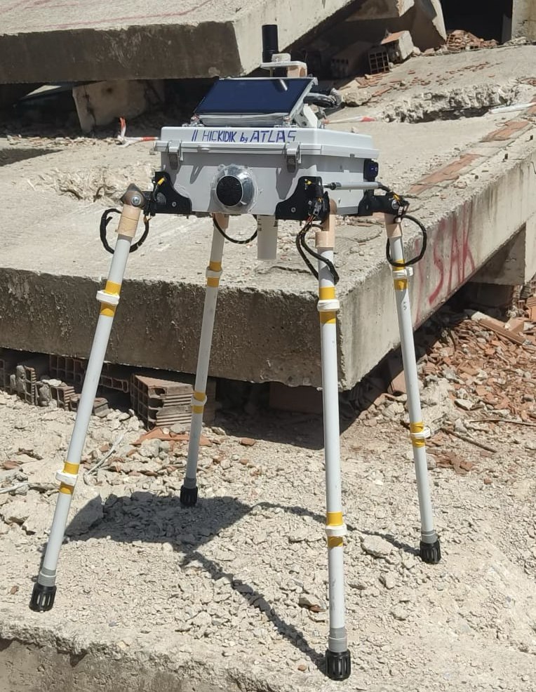 Yalova enkaz test sahasında ATLAS prototipi